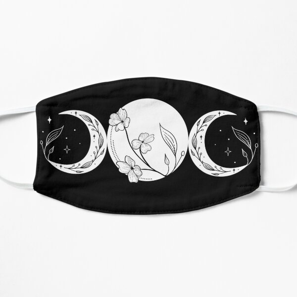 Triple Moon Goddess Witch Wicca Flat Mask