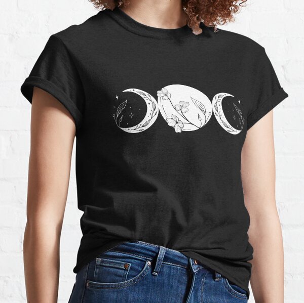 Triple Moon Goddess Witch Wicca Classic T-Shirt