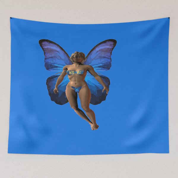 Item preview, NUDE BUTTERFLY PRINCESS With FRIENDS  Twain OPTICAL ILLUSION designed and sold by Tim Forder.