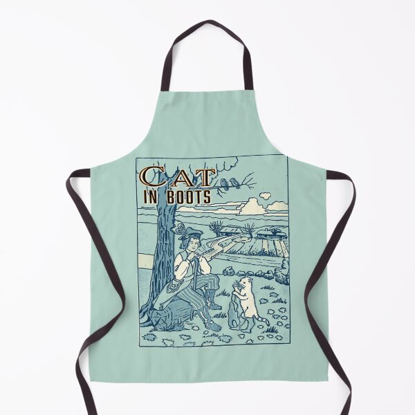 Item preview, Cat retro style - Cat in Boots - light blue designed and sold by amazimals.