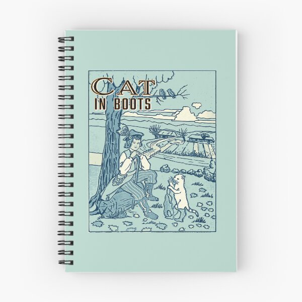 Item preview, Cat retro style - Cat in Boots - light blue designed and sold by amazimals.