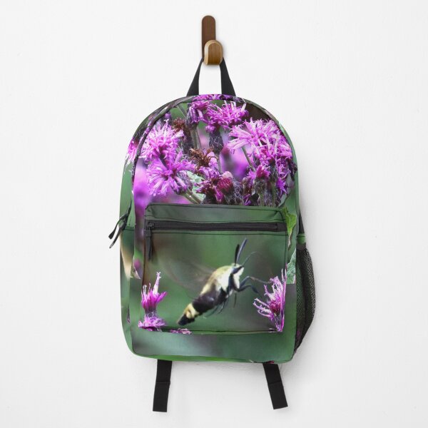 Item preview, Snowberry Clearwing Moth on Ironweed designed and sold by mark-bugs-org.