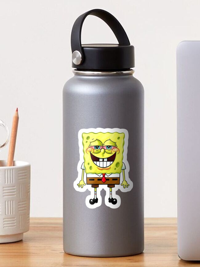 Spongebob Squarepants water bottle Size: - Depop