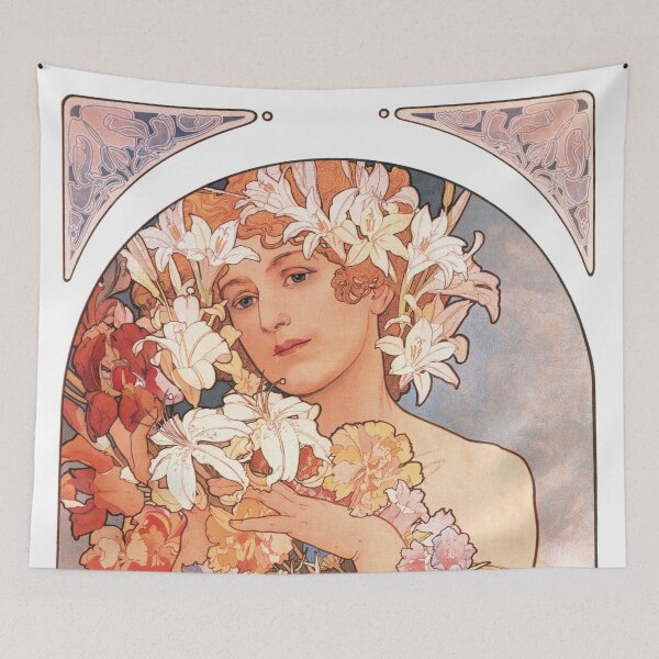Item preview, La Fleur - The Flower - Alphonse Mucha 1897  designed and sold by playmap.