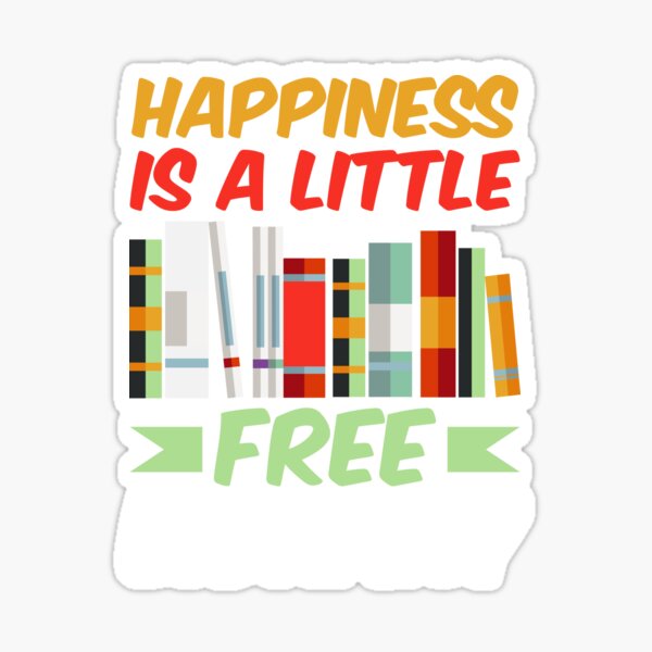 Item preview, Happiness is a little free Library Book reader designed and sold by mmos.