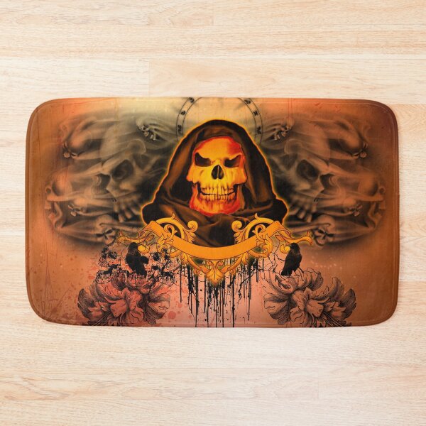 Item preview, Awesome skull with fire  designed and sold by nicky2342.