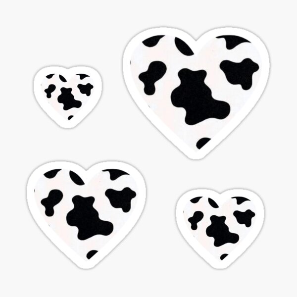 Cow Heart Stickers for Sale