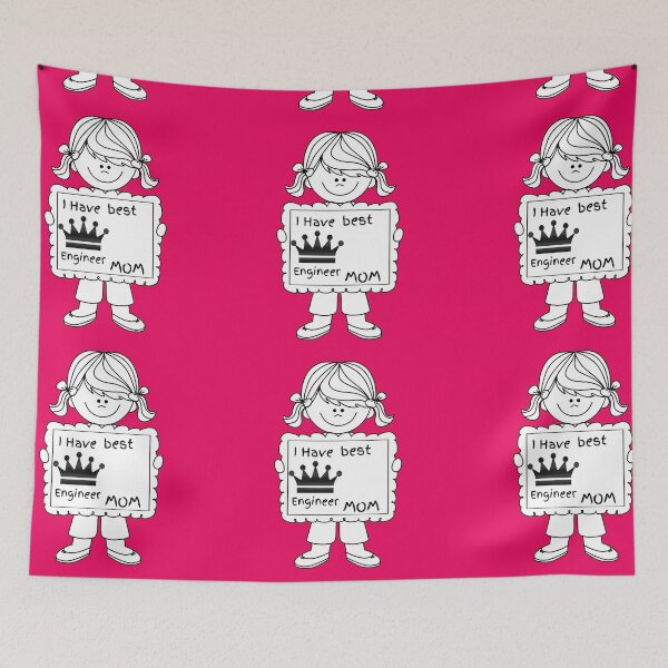 Item preview, Best Engineer MOM quoted T-shirt designed and sold by aruvanita.