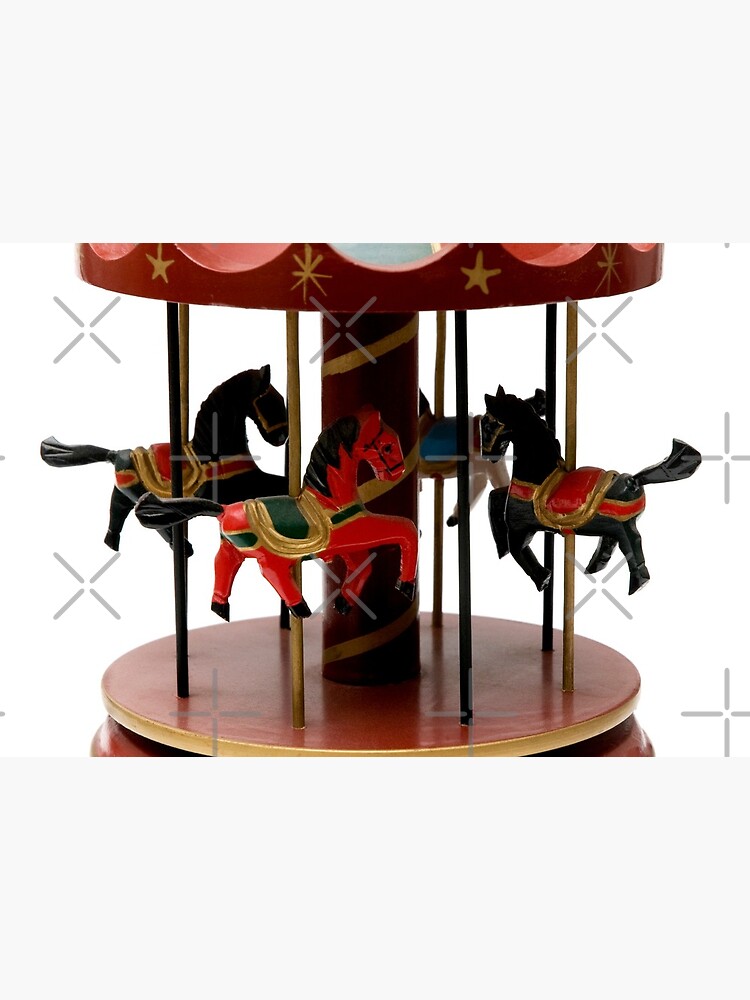 wooden toy carousel