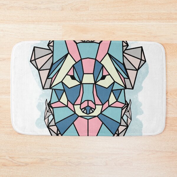 Item preview, Geometric wolf designed and sold by magenta-dream.