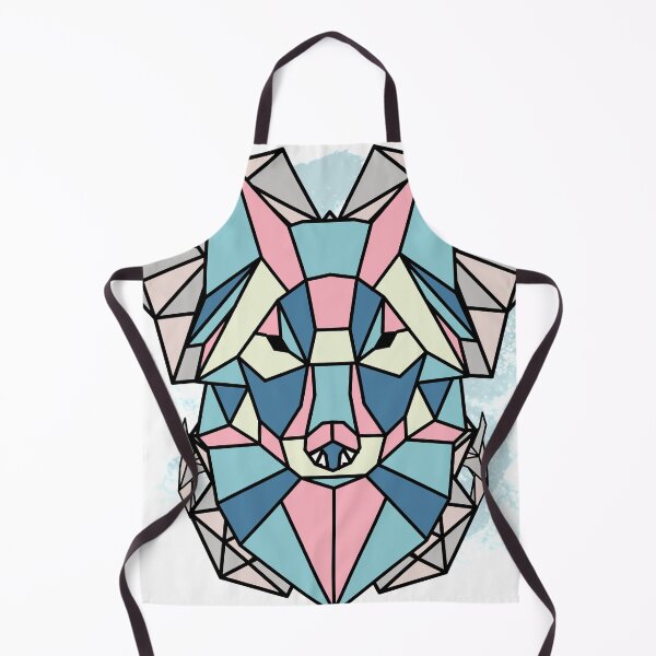 Item preview, Geometric wolf designed and sold by magenta-dream.