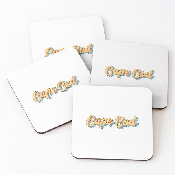 Item preview, Cape Cod Retro Yellow Script designed and sold by modeoftravel.