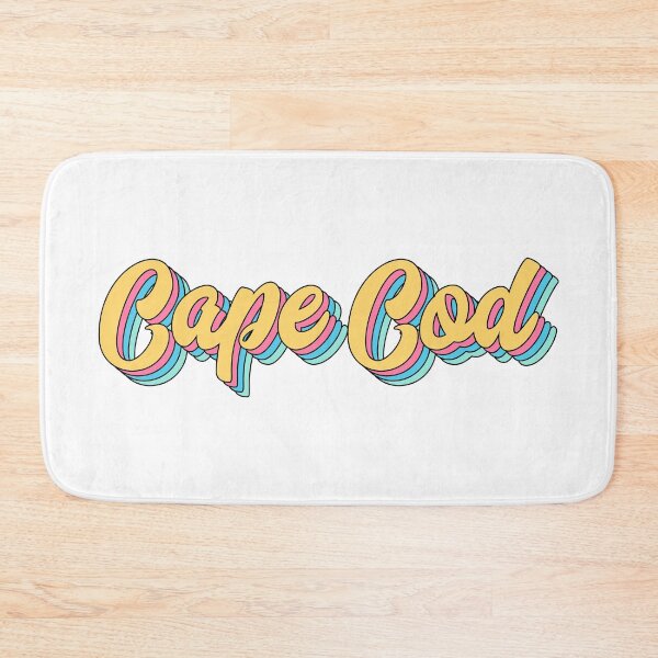Item preview, Cape Cod Retro Yellow Script designed and sold by modeoftravel.