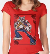 ESCRIMA DOG Women's Fitted Scoop T-Shirt