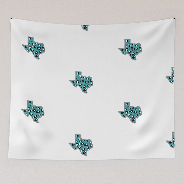 Item preview, Teal Cheetah Texas designed and sold by Kandi Hohenberger.