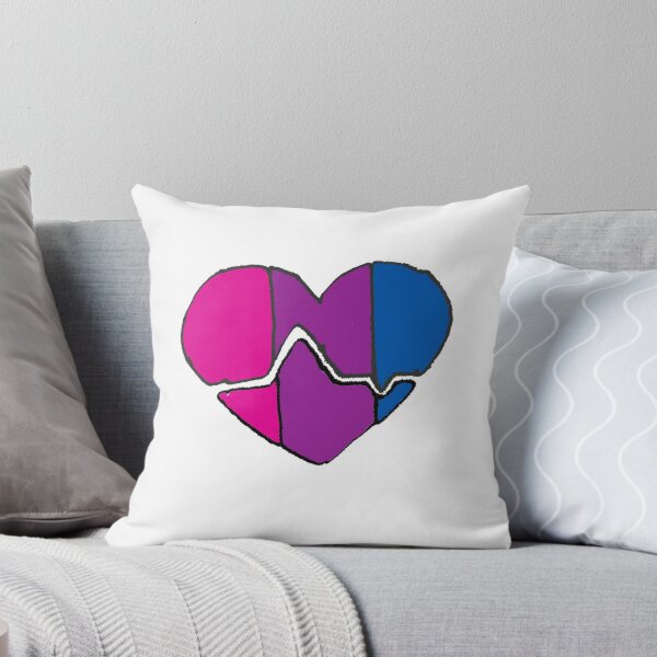 Item preview, Bisexual Heart Design designed and sold by LuxPNSilva.