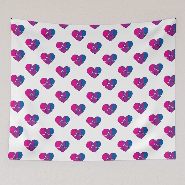 Item preview, Bisexual Heart Design designed and sold by LuxPNSilva.