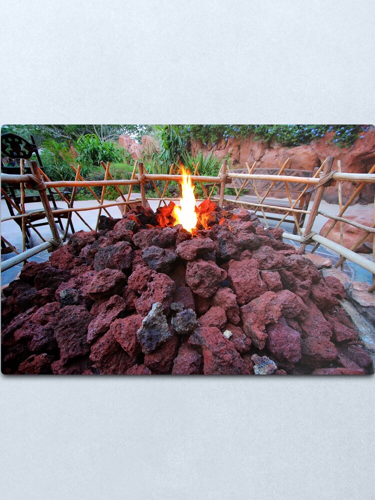 Alternate view of Gather by the Fire Metal Print