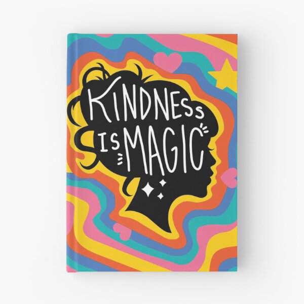 Item preview, Kindness is Magic Silhouette Hearts and Stars designed and sold by WinYourWords.