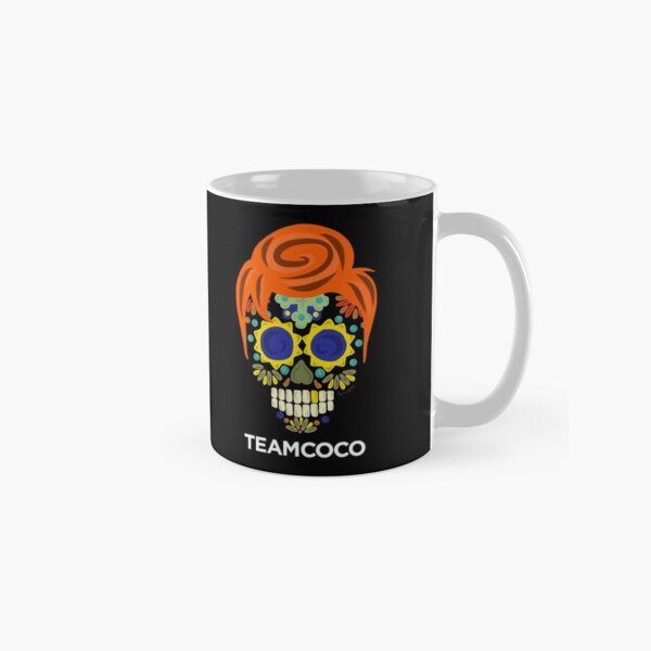 Team Coco Conan O'Brien Day Of The Dead Sugar Skull Classic Mug