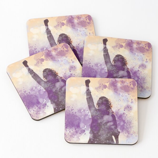 Item preview, Abstract silhouette of woman holding fist up.  designed and sold by Joe-s.