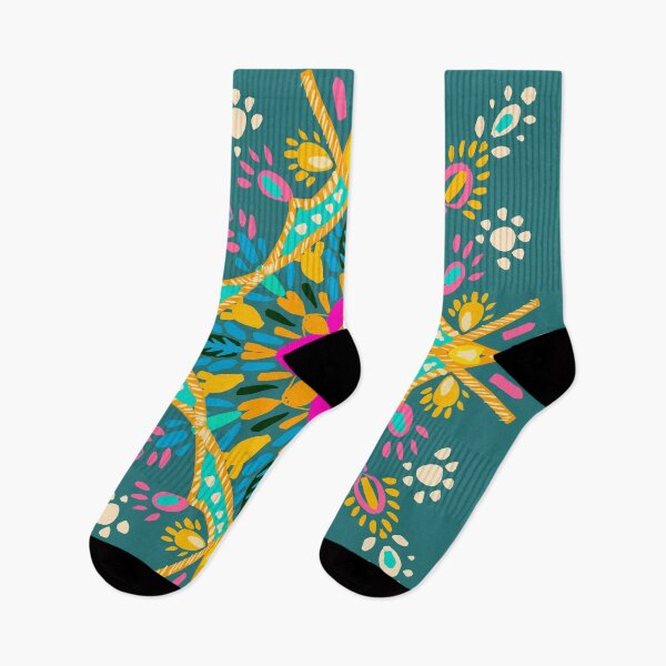 Item preview, Bohemian art- `pink, teal and orange  designed and sold by Urvashi Patel.
