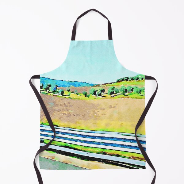 Item preview, Calabrian landscape with plowed countryside and row of olive trees designed and sold by Giuseppe Cocco.