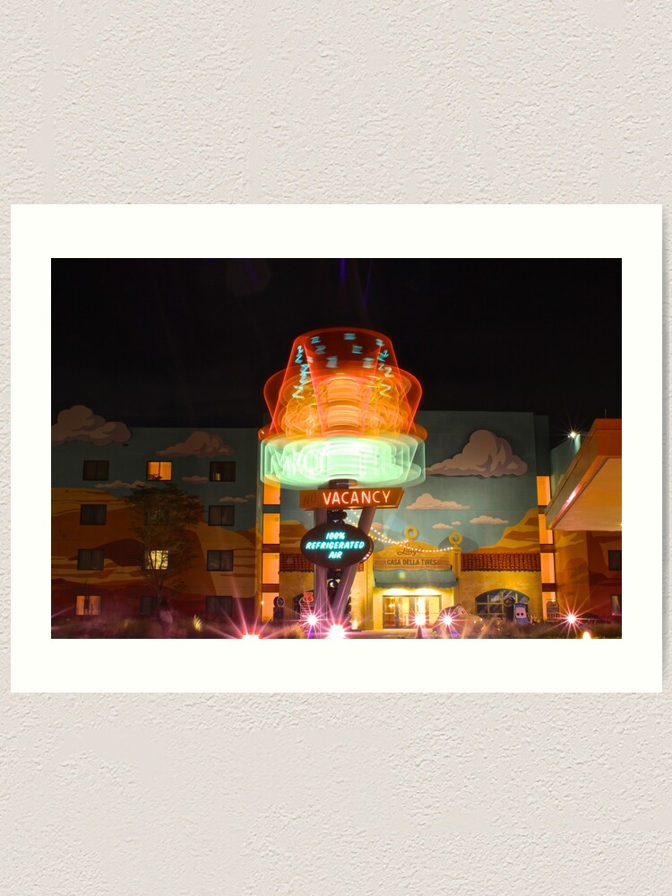 Alternate view of Dizzy Cone Motel Art Print