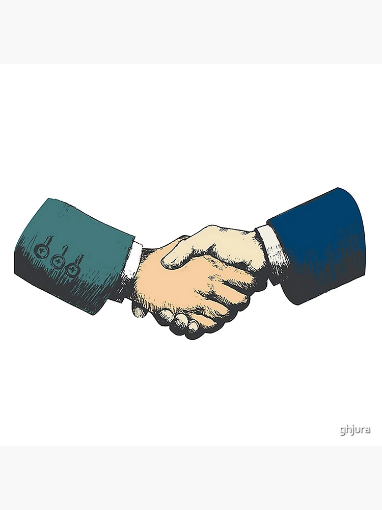 Handshake Emoji Rug 
