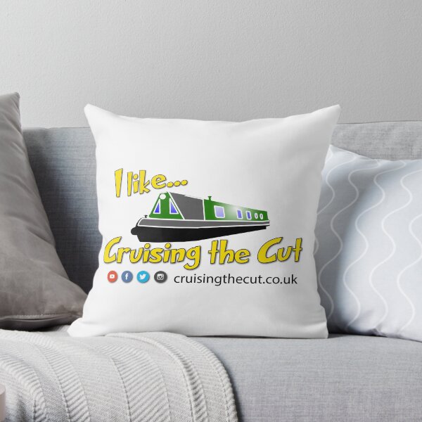 "I like Cruising The Cut" Throw Pillow