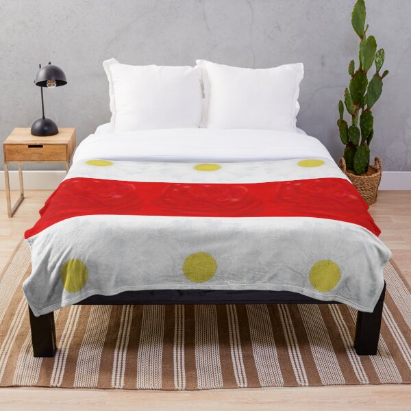 Item preview,  Red and white floral pattern designed and sold by ivanoel.