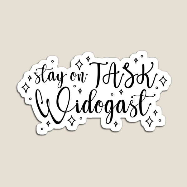 Item preview, Stay On Task Widogast designed and sold by Nikita Schaap.