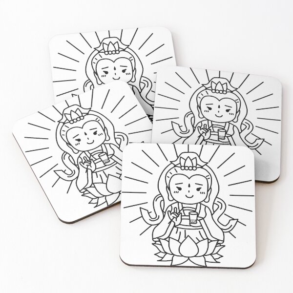 Item preview, Love Bubble MIlk TEA Guanyin designed and sold by bugbuddha.