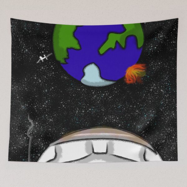 Item preview, Space man without a world designed and sold by EntwistleArt.