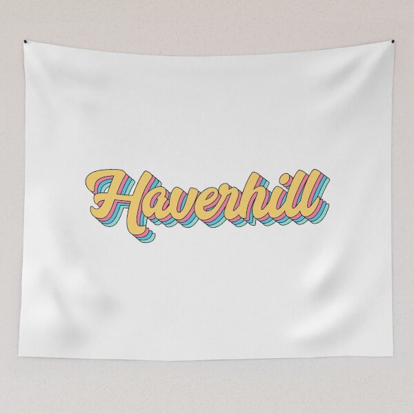 Item preview, Haverhill Retro Yellow Script designed and sold by modeoftravel.