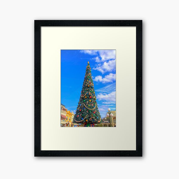 Merry Main Street Framed Art Print