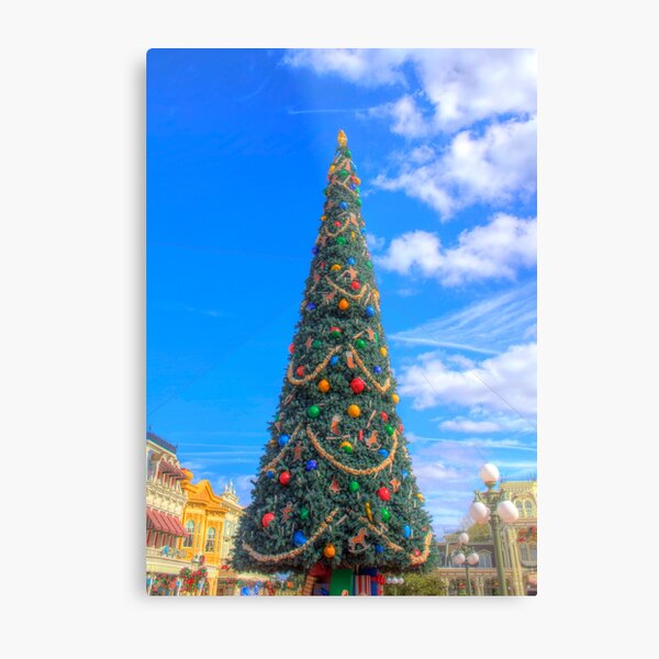 Merry Main Street Metal Print