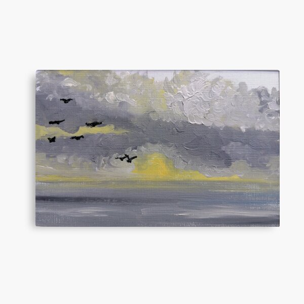 Water & sky Canvas Print