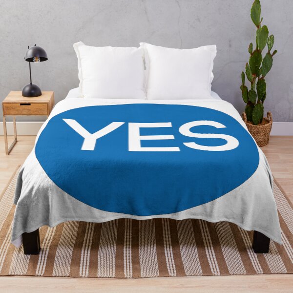 Item preview, YES, Scottish Independence Saltire Flag Coloured Circle Design designed and sold by MacPean.