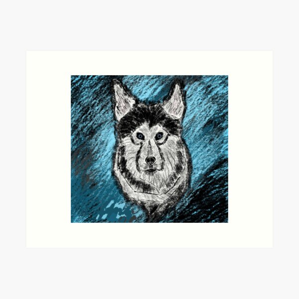 Husky Art Print