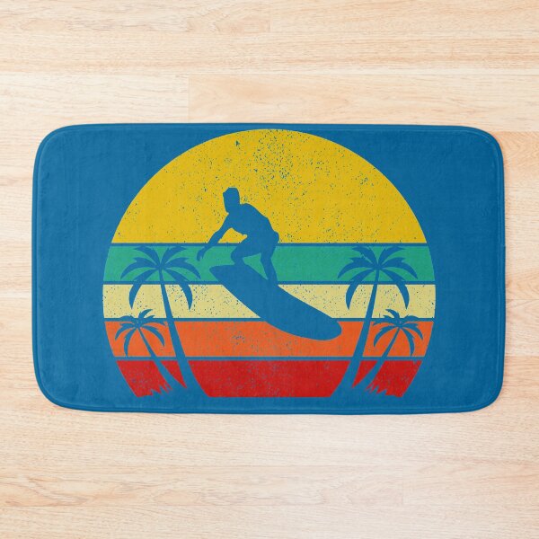 Item preview, Pastel Ocean Waves, with Retro Sunset Beach and Palm Trees designed and sold by corner-shop.