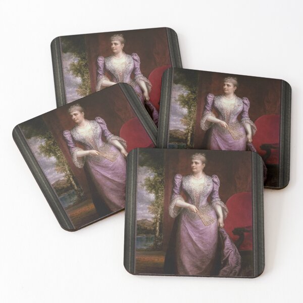 Item preview, Portrait of Caroline Scott Harrison by Daniel Huntington Classical Fine Art Old Masters Reproduction designed and sold by Xzendor7 Digital Art Creations.