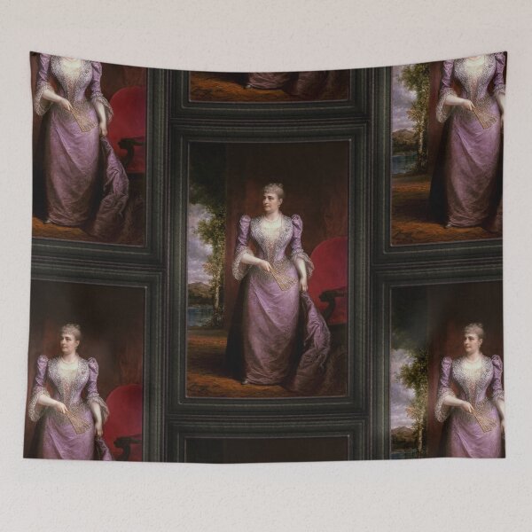 Item preview, Portrait of Caroline Scott Harrison by Daniel Huntington Classical Fine Art Old Masters Reproduction designed and sold by Xzendor7 Digital Art Creations.