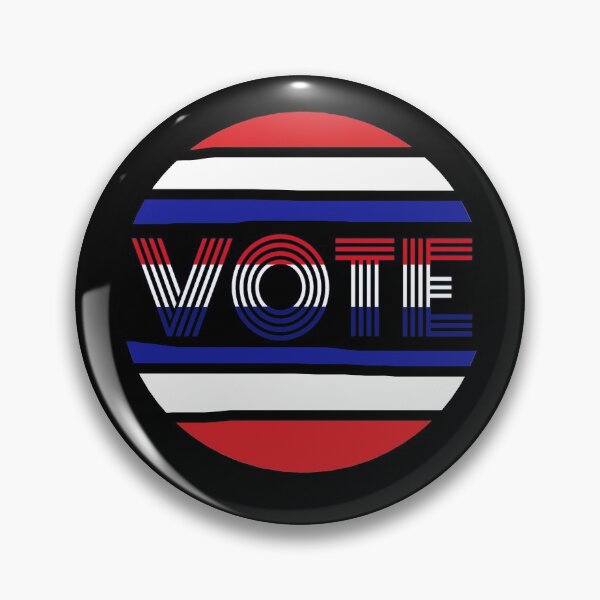 Item preview, Vote. Circular Red, White and Blue Election Design designed and sold by ArtByLM.