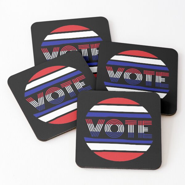 Item preview, Vote. Circular Red, White and Blue Election Design designed and sold by ArtByLM.