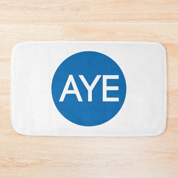 Item preview, AYE, Scottish Independence Saltire Flag Coloured Circle Design designed and sold by MacPean.