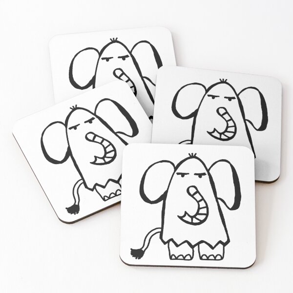 Item preview, elephant ghost phantom designed and sold by Ella-Phant.