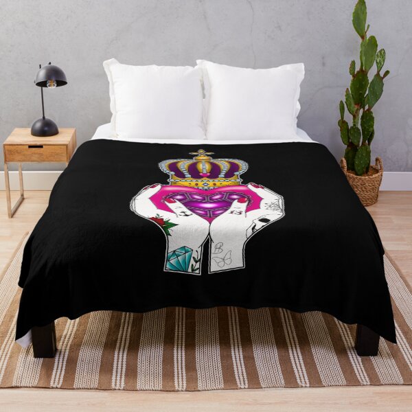 Item preview, Royal Love Cute Heart Crown Tattoo Design designed and sold by HelenaMorpho.