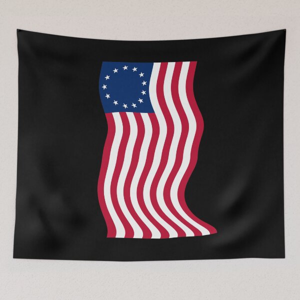 Item preview, Wavy Betsy Ross Flag design designed and sold by NoveltyMerch.