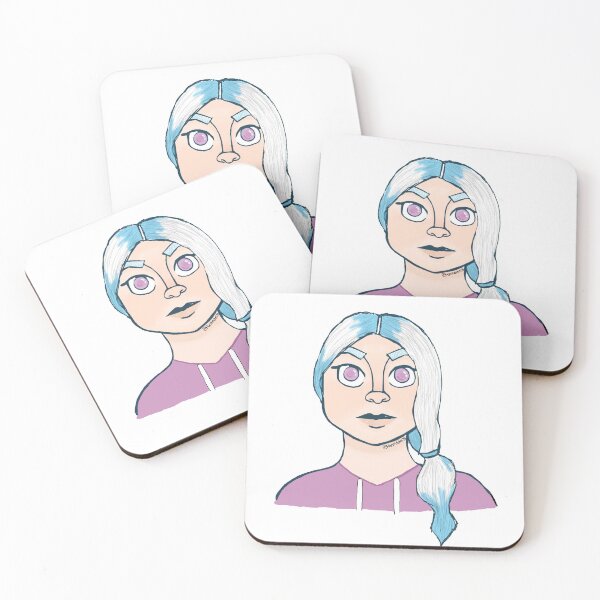 Item preview, Icy girl Purple and Blue designed and sold by Marsketches711.